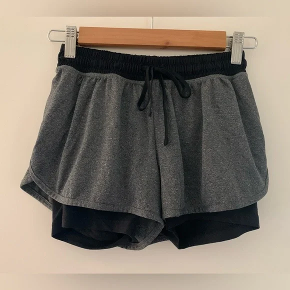 Champion size xs gray and black athletic shorts - Picture 1 of 4